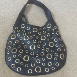 Stylish Black and Gold Women's Bag